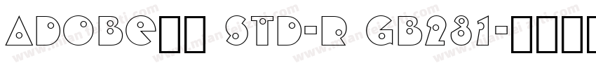adobe仿宋 std-R GB231字体转换